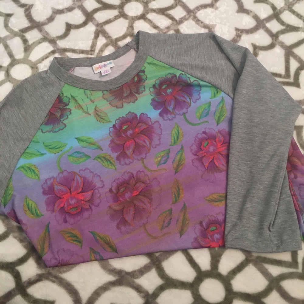 Girls floral shirt